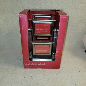 NEW NIB Small Photo Wheel 5 Frames Double Sided